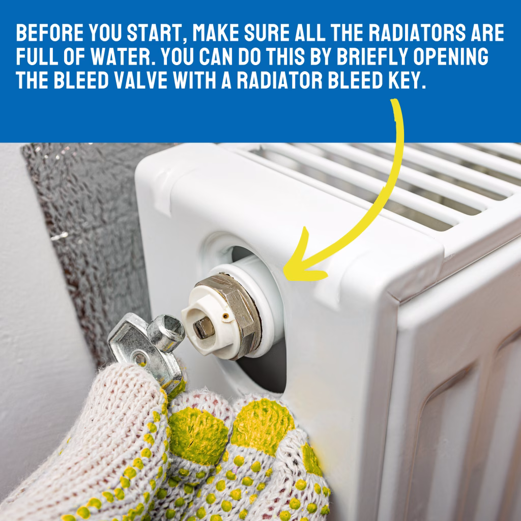 How to bleed a radiator