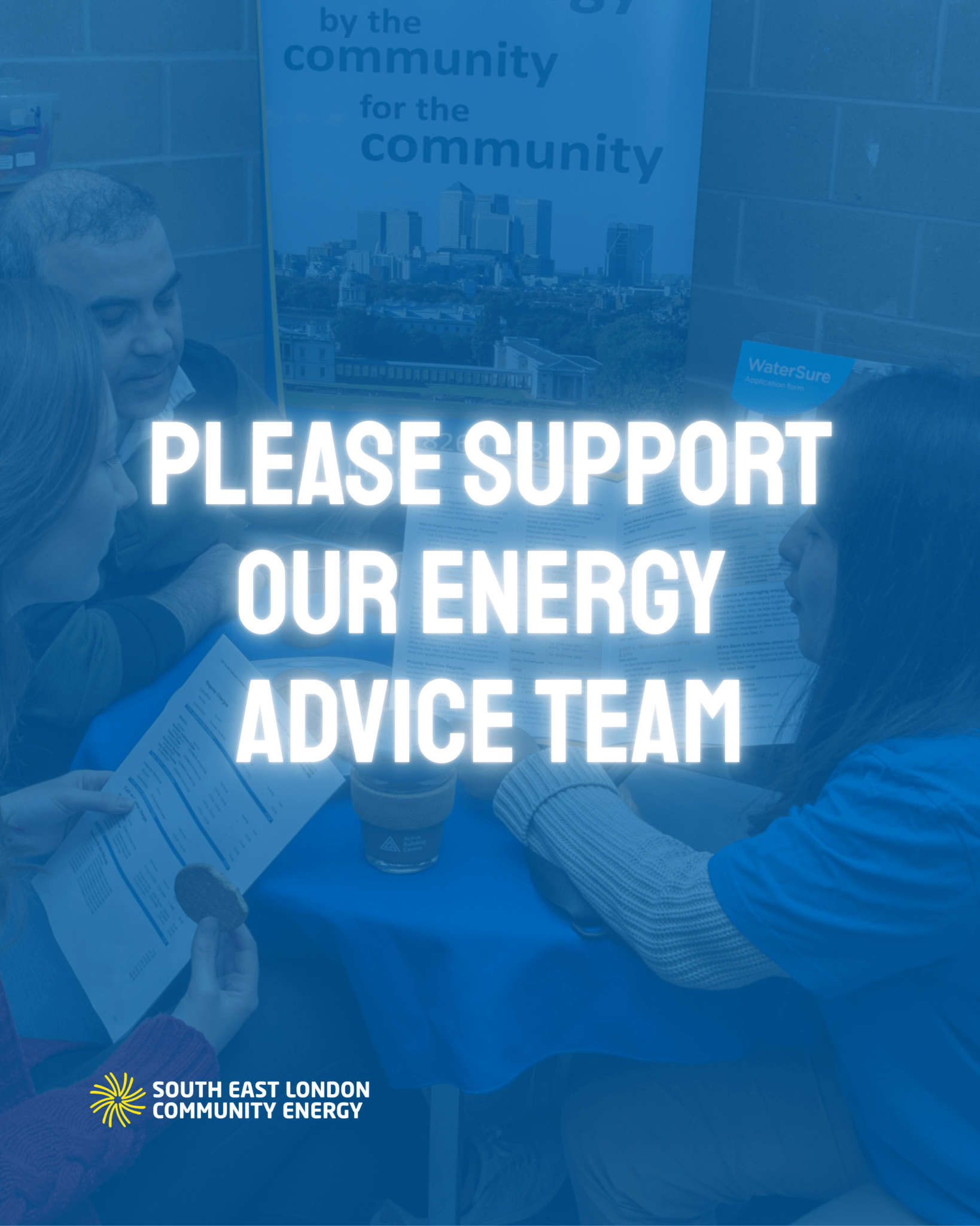 Please support our energy advice team