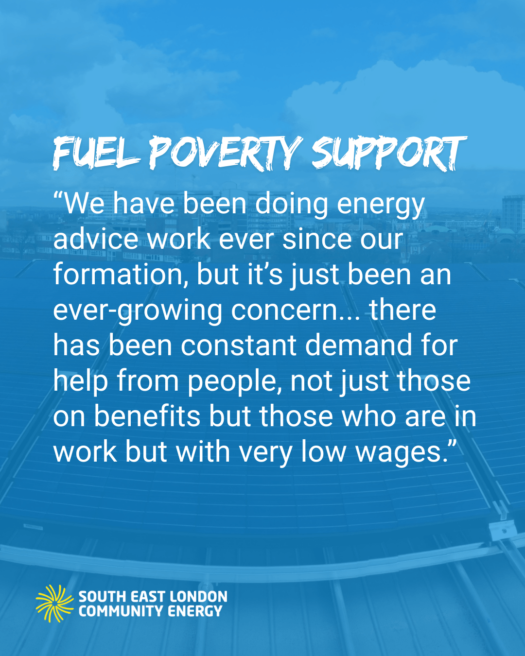 fuel poverty support quote
