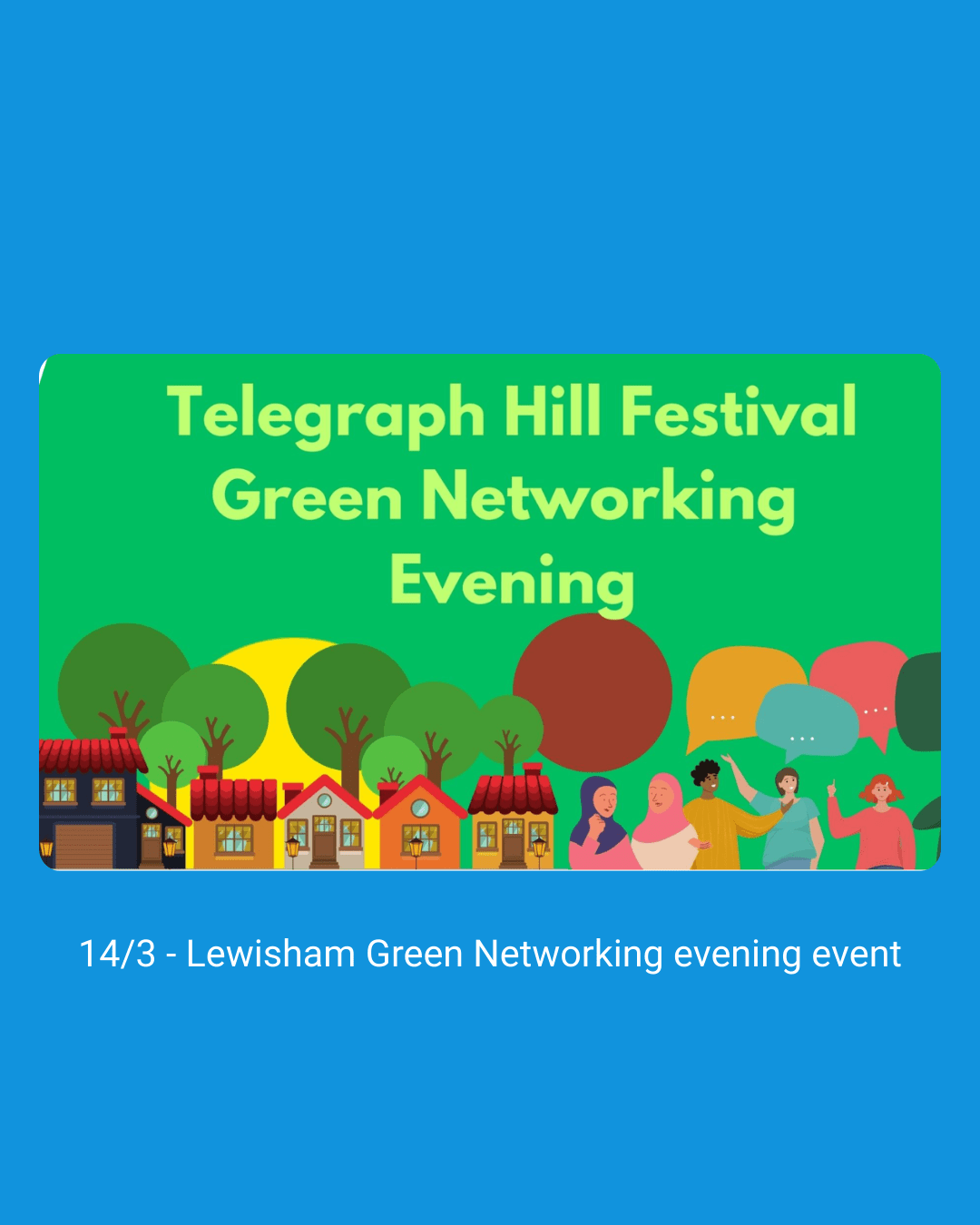 green networking evening Lewisham
