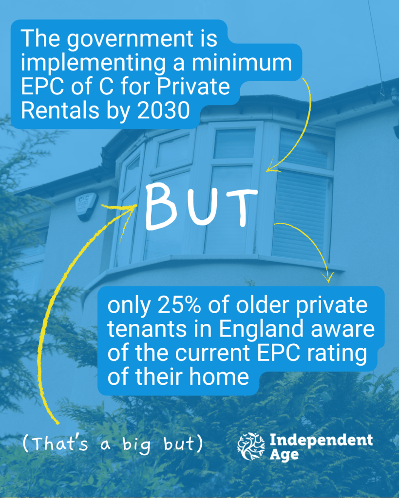 EPCs and older private renters